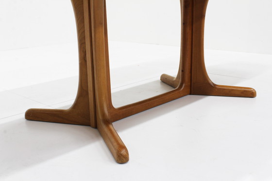 Image 1 of Vintage Danish Oval Extendable Dining Table Solid Teak