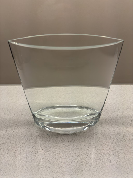 Heavy design vase Krosno, vintage