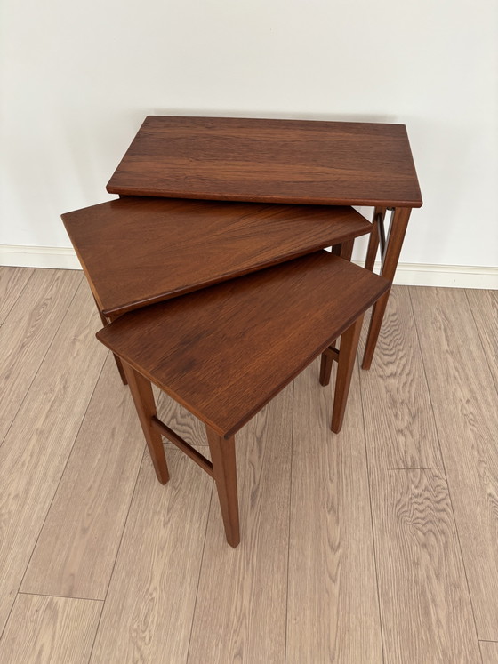 Mimiset Vintage Danese / Tavolini a Incasso Teak Forma Organica – Wood (photo 2 of 11)