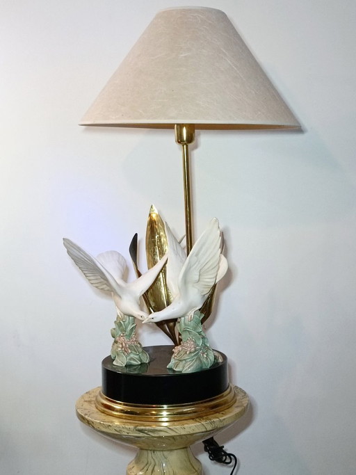 Decorative Table lamp Italy 1970s – tafellampen, Brass
