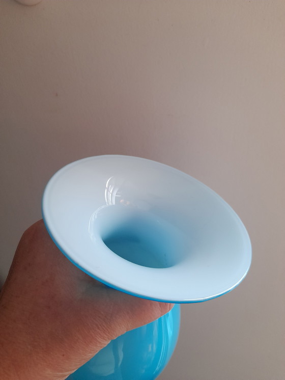 Image 1 of Vase en opaline Peter Svarrer poyr Holmegaard 