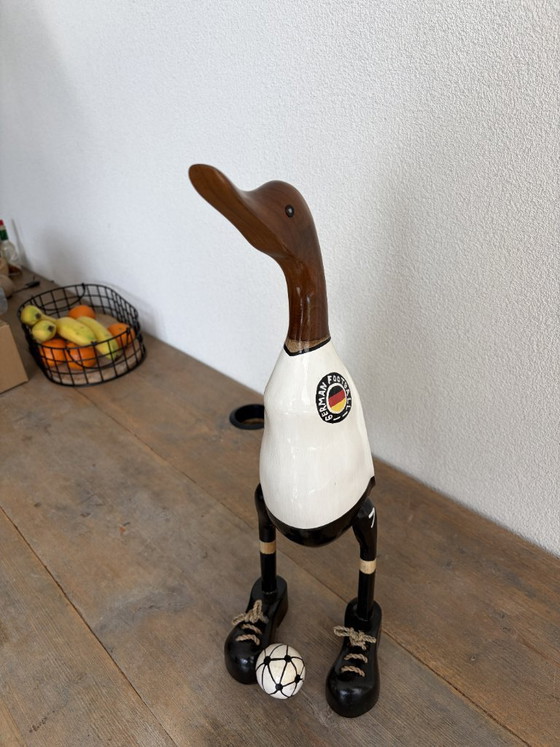 Anatra da calcio in legno fatta a mano | Oggetto decorativo | 43 cm – Oggetti decorativi (photo 4 of 8)
