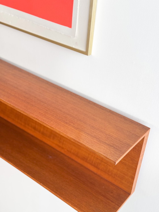 Image 1 of Mid Century Schrankwand 100cm in Teak von Walter Wirz für Wilhelm Renz, 1960er Jahre