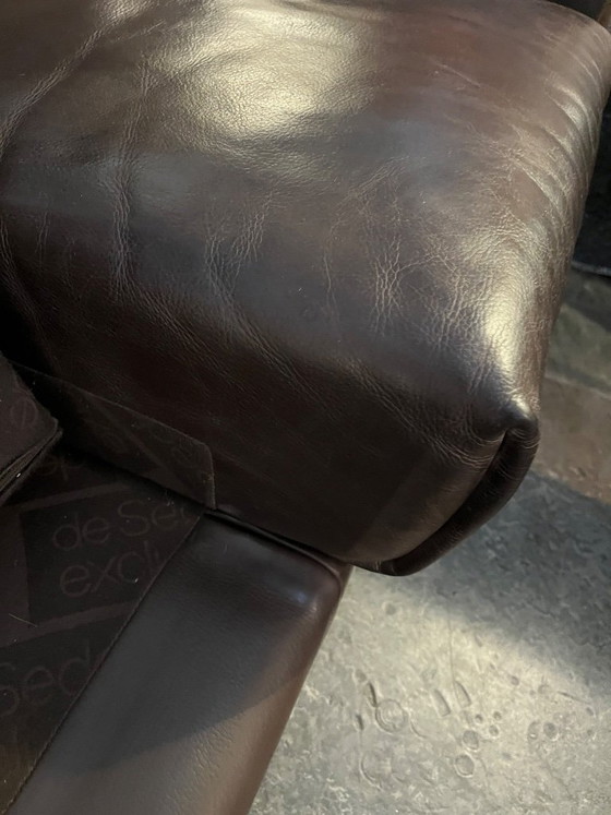 Image 1 of De Sede DS42 3 seater leather sofa