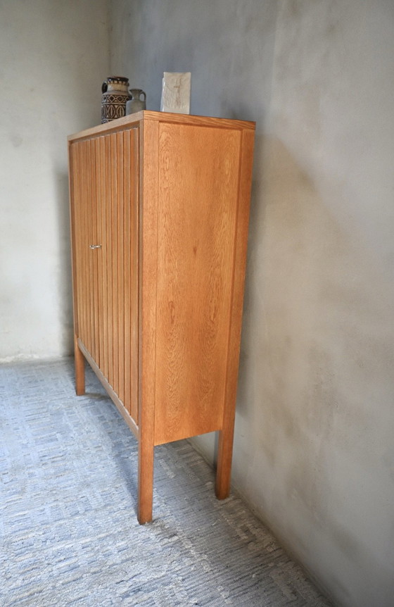 Credenza alta vintage (Leo Bub, Bub Wertmöbel) Mid-Century, Credenze alte, Legno, Marrone (foto 5 di 13)