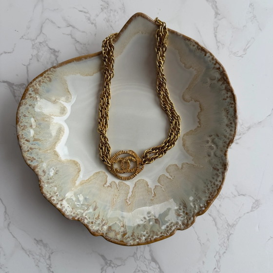 Chanel Vintage CC Choker Necklace 24k Gold-Plated – Decorative Objects (photo 4 of 8)