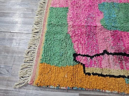 Authentischer Berber-Teppich aus Leinen, 200 x 150 cm