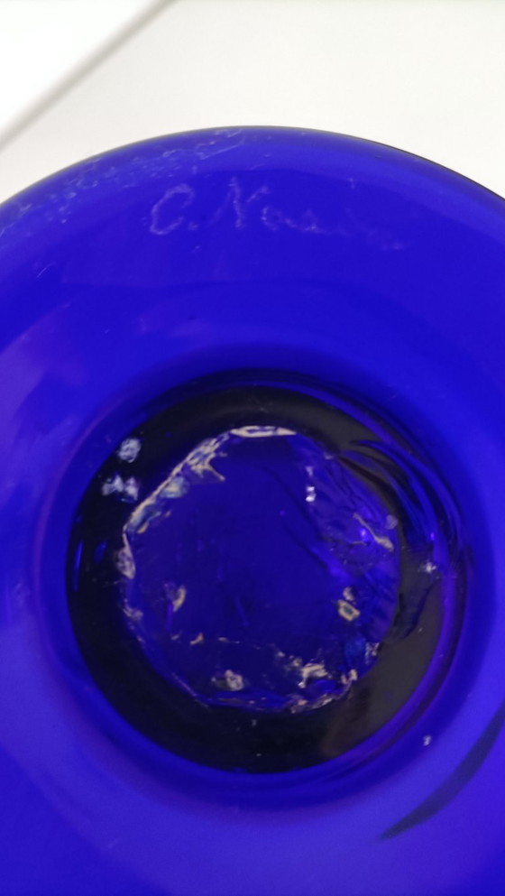 Image 1 of Amphora vase signed Carlo Nason Murano glass