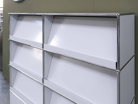 Vintage USM Haller Display Commode Kast – Opbergkast, Metal (photo 6 of 8)