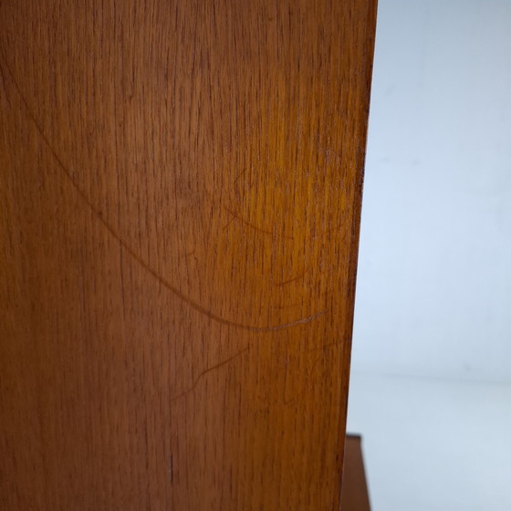 Image 1 of Armario de pared antiguo de teca, diseño danés, década de 1970.