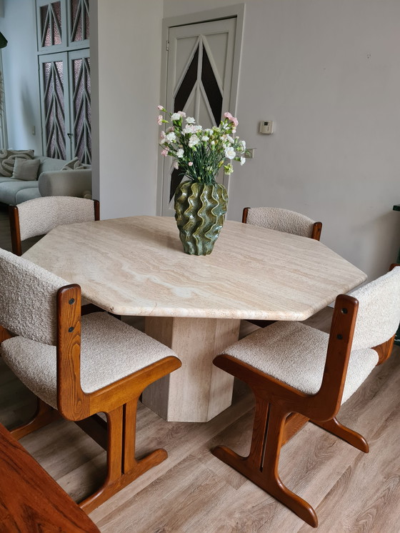 Image 1 of Tavolo da pranzo in traventino