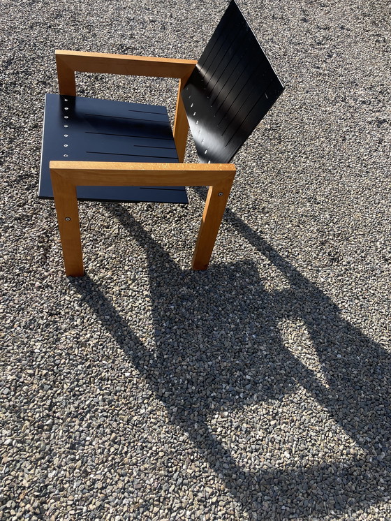 Image 1 of Slit Chair - Bernt Petersen voor Carl Hansen Denemarken.