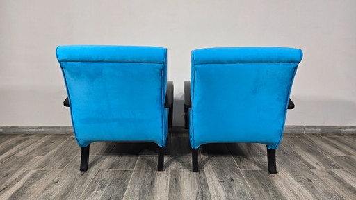 Set of Lounge Chairs by Jindrich Halabala