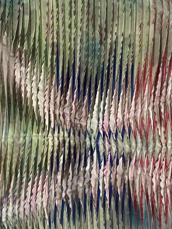 Image 1 of Tableau sculpture art textiles Ref : springtime 