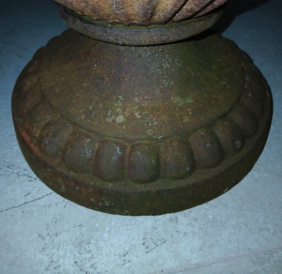 Image 1 of Garden jar with lid Cast iron H 50 x Diameter 33 cm - 18 KG