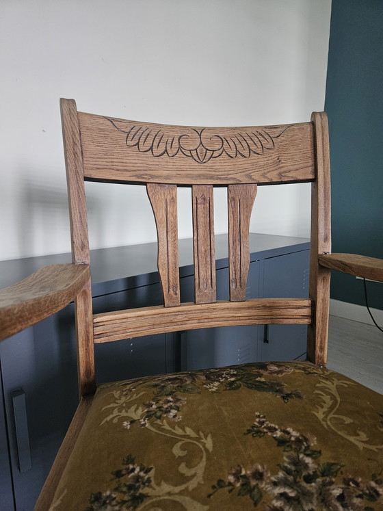 Image 1 of Fauteuil fauteuil ancien vintage Art Nouveau 