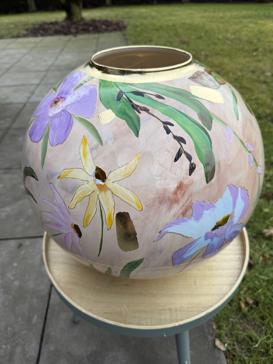 Image 1 of Vaso XL nuovo dipinto a mano VIBE Art