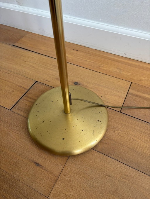 Mid Century Veb Leuchtenbau Lengefeld - 60S Vintage Messing Vloerlamp