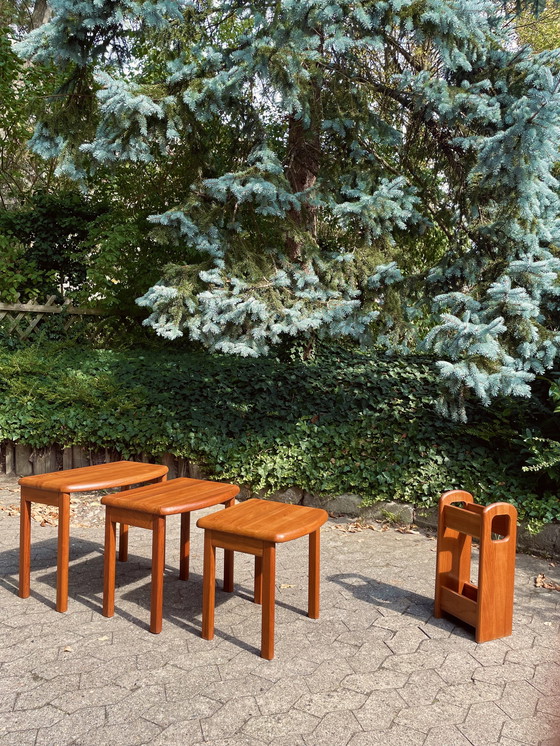 Image 1 of Tavolini in teak danese vintage di Salling Stolefabrik