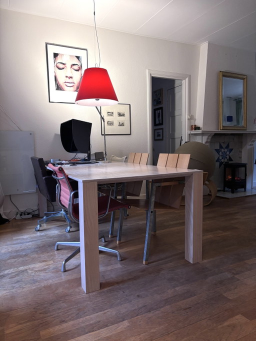 Joop Van Arnhem Table 220 x 100 cm – eettafels, Wood