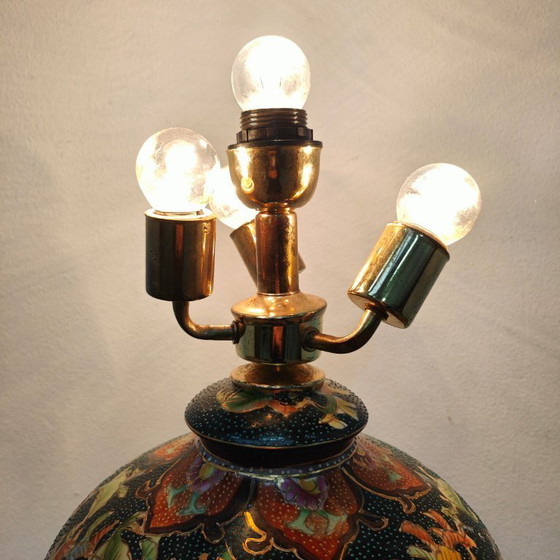 Image 1 of Antique vase lamp, Chinese table lamp, porcelain bedside lamp