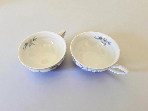 Paire de tasses à thé en porcelaine Rosenthal des années 1970.