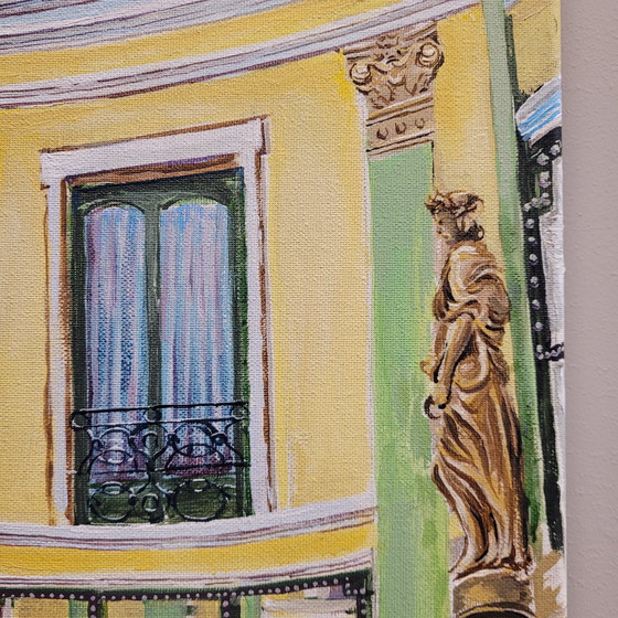 Image 1 of “Pasaje Gutiérrez, Valladolid” José A. Herrero – Pintura Contemporánea