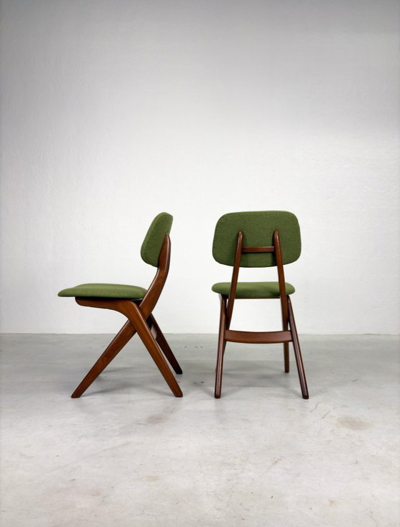 Set di sedie da pranzo 'Scissor' di Louis van Teeffelen – Legno (photo 16 of 20)