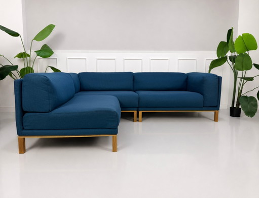 Bolia Cosy Canapé Designer Blau Stoff