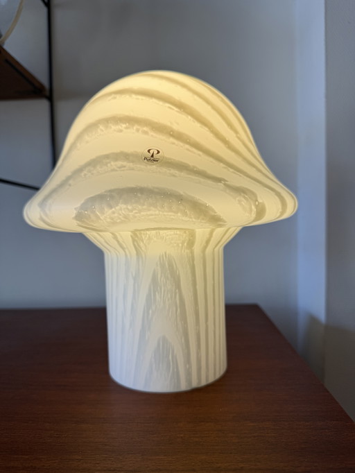 Peill + Putzler “Zebra” Mushroom Table Lamp – Iconic 70s Design