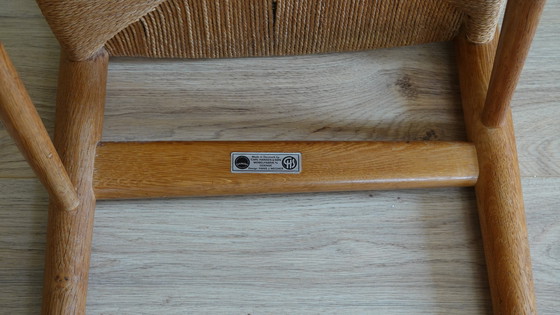 Image 1 of 2X Ch37 Eetkamerstoel Carl Hansen & Son Ontworpen Door Hans J. Wegner