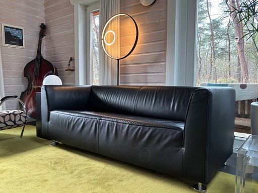 Sofa, Gelderland 4800 Black Leather