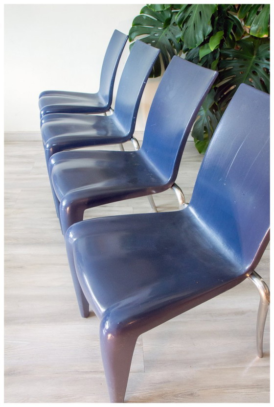 Image 1 of Set of 4 P.Starck chairs, VITRA edition, 1992