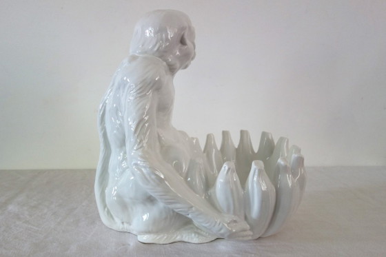 Image 1 of Vintage handcrafted ceramic plant pot, Italy
