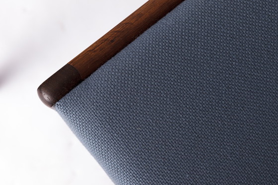 Image 1 of Paar H.W. Klein Rosewood Eetkamerstoelen voor Bramin - Deens Modern, jaren 1960 | Hergestoffeerde Vintage Stoelen Mid Century