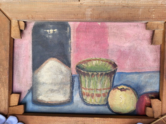 Original Double-Sided Oil Painting - Mid-Century – Paintings & Drawings, Canvas (photo 7 of 12)