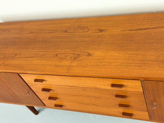 Image 1 of Teak sideboard by Hans J. Wegner for Ry Møbler, 1959
