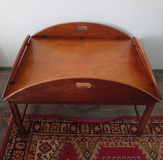 Grande Table Plateau de Majordome – Tables basses, Wood, Brass (photo 11 of 11)