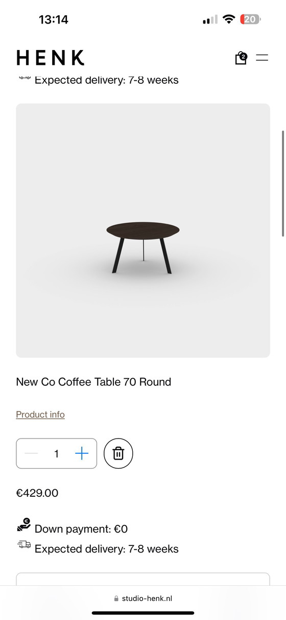 Image 1 of Coffee tables Studio Henk