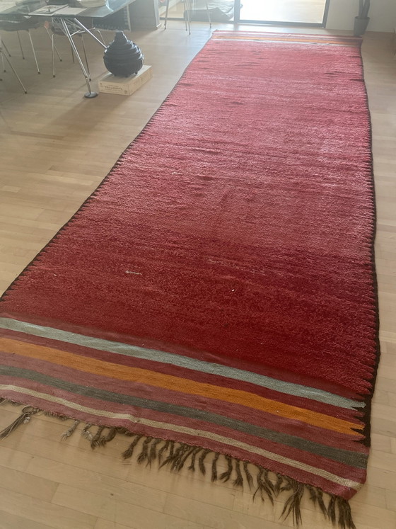 Tappeto berbero vintage, Rehamna, 190 / 60O cm, Oggetti decorativi, Altro, Arancione (foto 5 di 5)