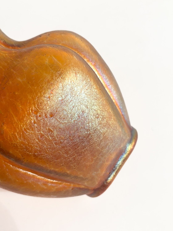 Vase Loetz en verre rose et orange irisé des années 1950 – Glass (photo 6 of 12)