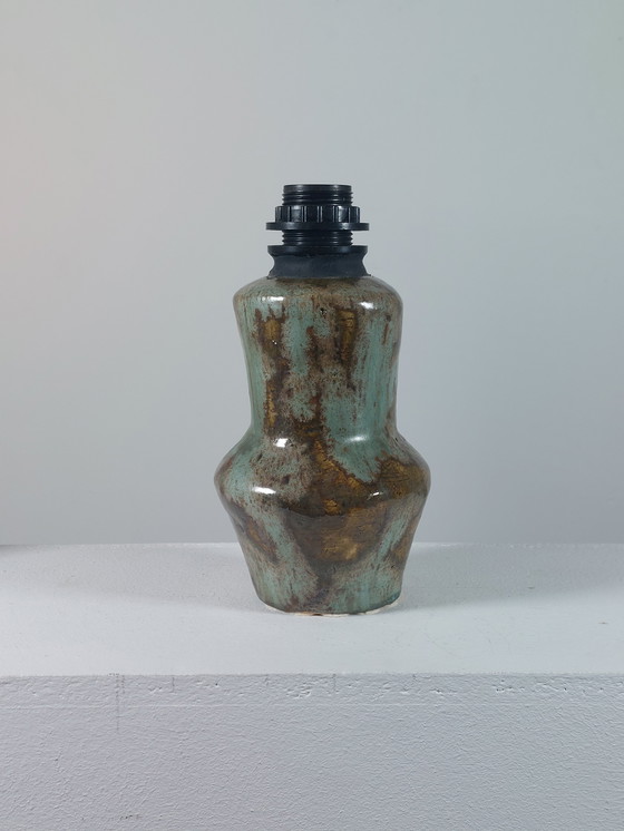 Image 1 of Lampada da tavolo in ceramica d'artista vintage di metà secolo