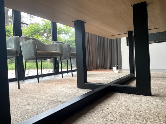 Image 1 of Base de table de salle à manger en acier 'Louise' par Table du Sud