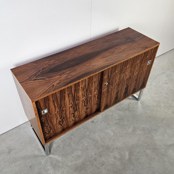 Image 1 of Credenza vintage con ante scorrevoli, palissandro