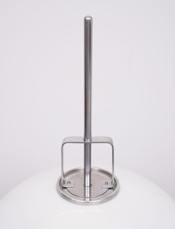 Vloerlamp "Lucerna" van verchroomd staal, ontworpen door Harvey Guzzini voor Meblo in de jaren 60. (photo 34 of 40)