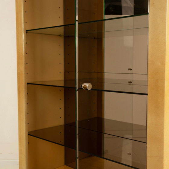 Aldo Tura Vetrina Razionalista in Pergamena mod. 2100, di Tura Milano 1970 – Vetrine, Glass (photo 25 of 27)