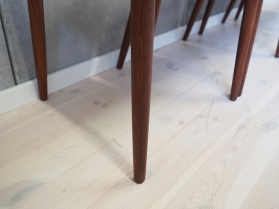 Image 1 of Set van vier rozenhouten stoelen, Deens ontwerp, 70S, Ontwerper: Kai Kristiansen