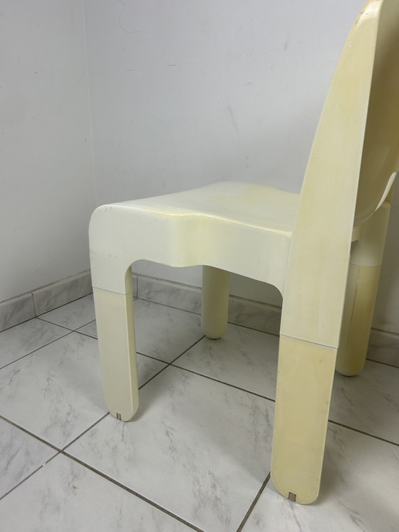 Image 1 of Set di 3 sedie Universal vintage Joe Colombo Kartell, prezzo