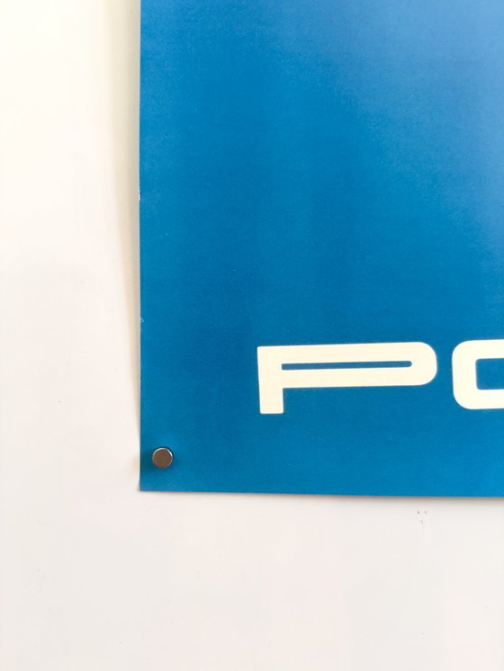 Image 1 of 🏁 Originele vintage Porsche 24 uur van Le Mans uit 1987 / Poster - XL 76 × 102 cm