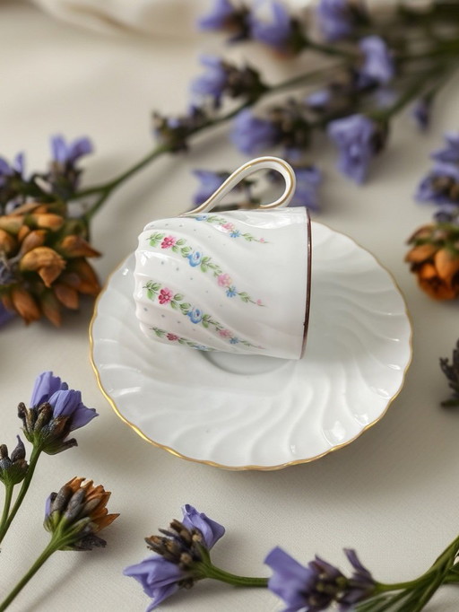 Richard Ginori - Servizio da tavola per 12 persone (68) - Quelque fleur - Porcellana